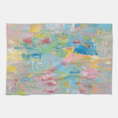 The Garden of Delight clock  Geschirrtuch (Horizontal)