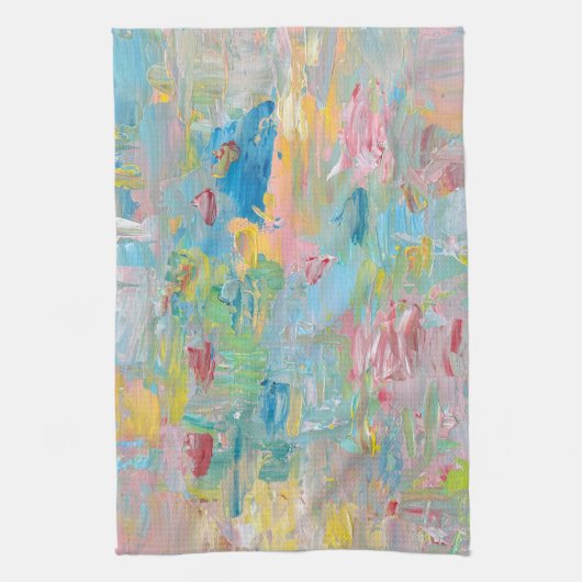 The Garden of Delight clock  Geschirrtuch (Vertikal)