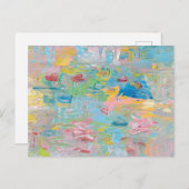 The Garden of Delight Poster Feiertagspostkarte (Vorne/Hinten)