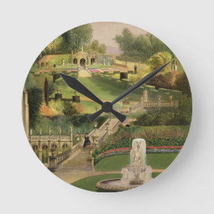 The Garden on the Hill Side, Castle Combe, from 'T Runde Wanduhr