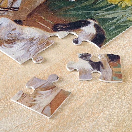 The Garden Walk, 1904 von J. C. Leyendecker Puzzle (Seite)