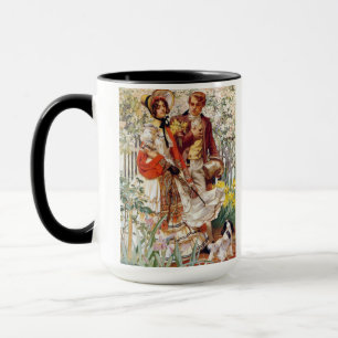 The Garden Walk, 1904 von J. C. Leyendecker Tasse