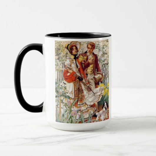 The Garden Walk, 1904 von J. C. Leyendecker Tasse (Links)