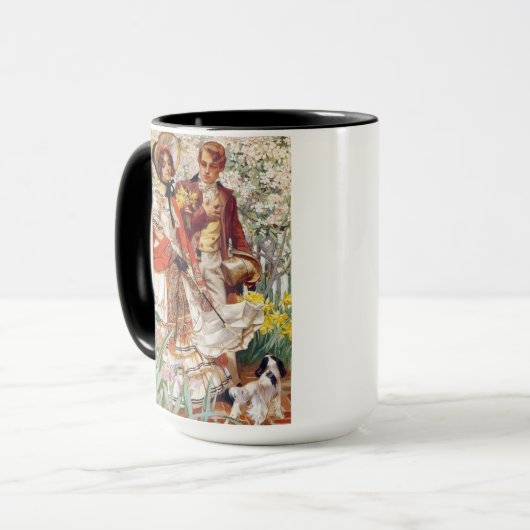 The Garden Walk, 1904 von J. C. Leyendecker Tasse (Vorderseite Links)