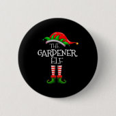 The Gardener Elf Matching Family Group Christmas P Button (Vorderseite)