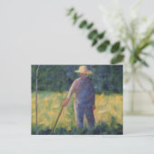 The Gardener - Georges Seurat Postkarte (Stehend Vorderseite)