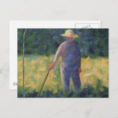 The Gardener - Georges Seurat Postkarte (Vorne/Hinten)