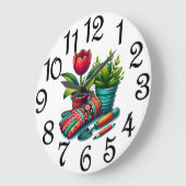 The Gardeners Large Clock Große Wanduhr (Winkel)