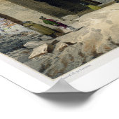 The Gate of Justice, entrance to the Alhambra, Gra Poster (Ecke)