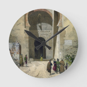 The Gate of Justice, entrance to the Alhambra, Gra Runde Wanduhr