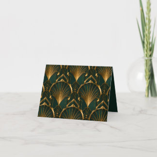 The Gatsby Wedding Folded Thank You Card Dankeskarte