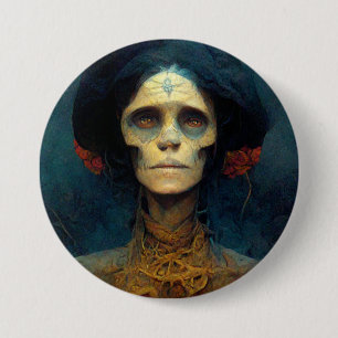 The Gaunt Lady Fantasy Sci-Fi Button