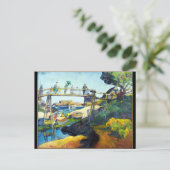 The Gay Bridge Maine USA Postkarte (Stehend Vorderseite)