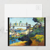 The Gay Bridge Maine USA Postkarte (Vorne/Hinten)