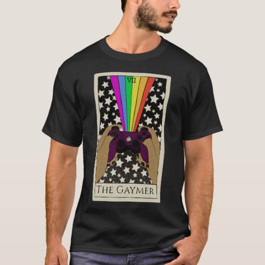 The gaymer tarot boy T-Shirt (Vorderseite)
