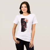 The Gaze of Mahakaal Half Revealed, Fully Eternal  Tri-Blend Shirt (Vorderseite voll)