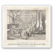 The Gebäude Interior of H.C. Redington & Company Aufkleber (Vorderseite)