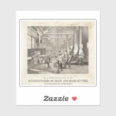 The Gebäude Interior of H.C. Redington & Company Aufkleber (Blatt)