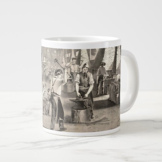 The Gebäude Interior of H.C. Redington & Company Jumbo-Tasse (Vorderseite Rechts)