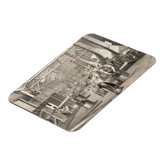 The Gebäude Interior of H.C. Redington & Company Magnet (Linke Seite)