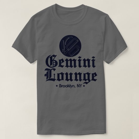 The Gemini Lounge Mafia Club Brooklyn New York T-Shirt (Design vorne)