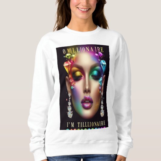 💎 ✨ "The Gemstone Glow" ✨ 💎 Sweatshirt (Vorderseite)
