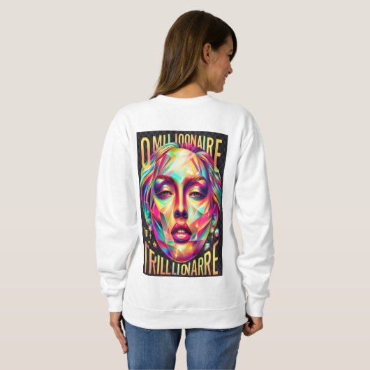 💎 ✨ "The Gemstone Glow" ✨ 💎 Sweatshirt (Schwarz voll)