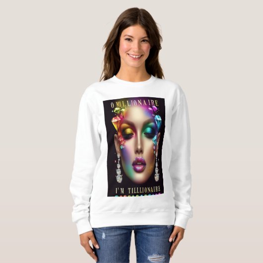 💎 ✨ "The Gemstone Glow" ✨ 💎 Sweatshirt (Vorne ganz)