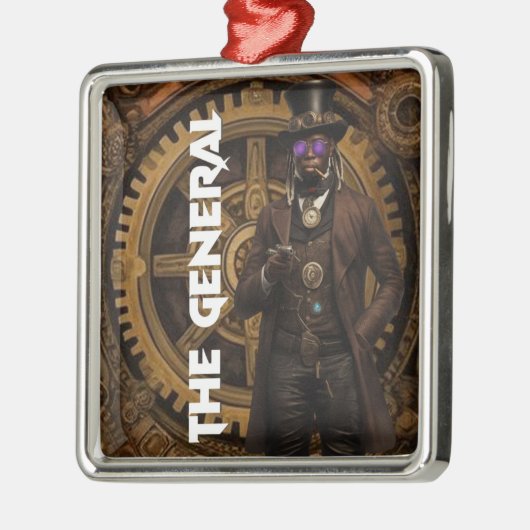 The General  Ornament Aus Metall (Links)