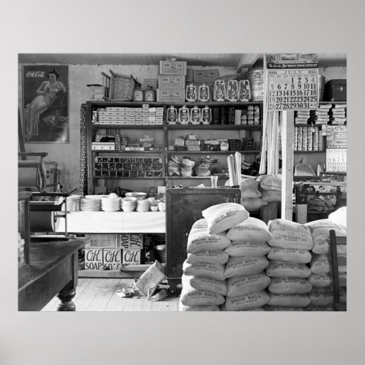 The General Store, Moundville, Alabama: 1936 Poster (Vorne)