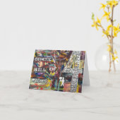 The Genetic Bill Rights Painting #4 Card Karte (Gelbe Blume)