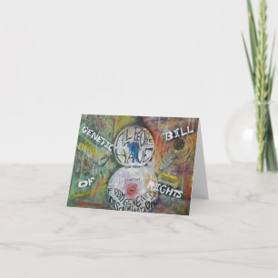 The Genetic Bill Rights Painting #8 Card Karte