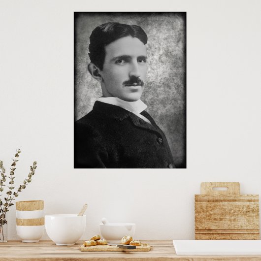 THE GENIUS NIKOLA TESLA POSTER (Küche)