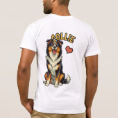 The Gentle Herding Hero - Collie T-Shirt (Rückseite)