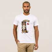 The Gentle Herding Hero - Collie T-Shirt (Vorne ganz)