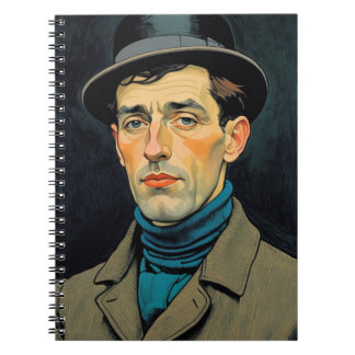 The Gentle Man Portrait Notebook Journal Notizblock
