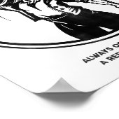 "The Gentleman's Guide To Greatness" Man Cave Beer Poster (Ecke)