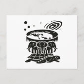 The Geocentric Universe in Symbolic Form Postkarte (Vorderseite)