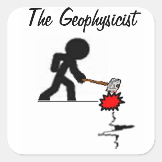 The Geophysicist Sticker (Vorderseite)
