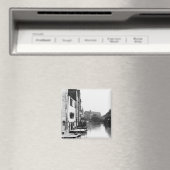 The Gera at Erfurt, Thiringia, c.1910 Magnet (In Situ (Geschirrspüler))