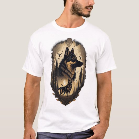 The German Shepherd 005  T-Shirt (Vorderseite)