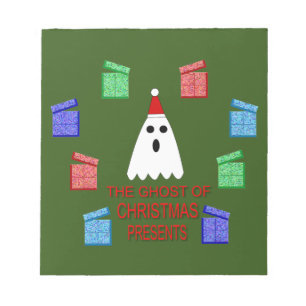 The Ghost of Christmas Presents Funny Notizblock