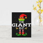 The Giant Elf Christmas Family Matching Pajama Karte (Gelbe Blume)