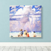 The Giant Fairy Art by NC Wyeth Leinwanddruck (Insitu (Holzboden))