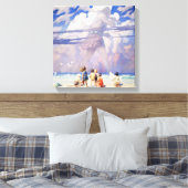 The Giant Fairy Art by NC Wyeth Leinwanddruck (Insitu (Schlafzimmer))