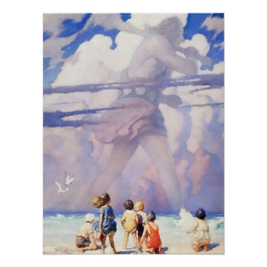 “The Giant” Fairy Art by NC Wyeth Poster (Vorderseite)