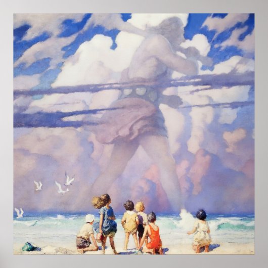 The Giant Fairy Art by NC Wyeth Poster (Vorne)