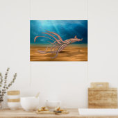 THE GIANT SQUID POSTER (Küche)