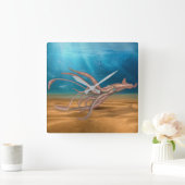 THE GIANT SQUID QUADRATISCHE WANDUHR (Zuhause)