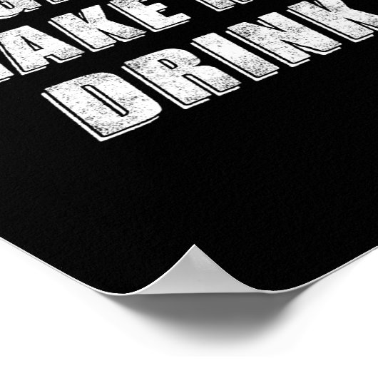 The Giants Make Me Drink Funny  Poster (Ecke)